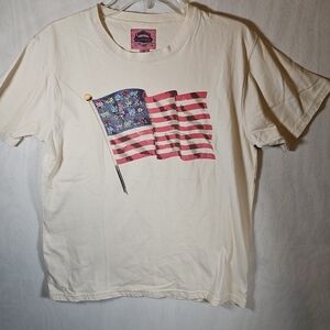 Cambredge Country Style Embroidered Flag Women Size M